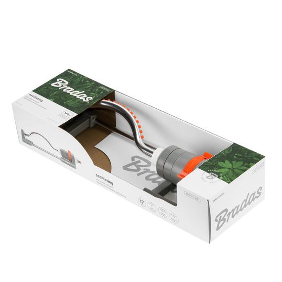 Зрошувач осцилівний Bradas WHITE LINE компактний з алюмінієвою дугою WL-2818 | Зображення 1