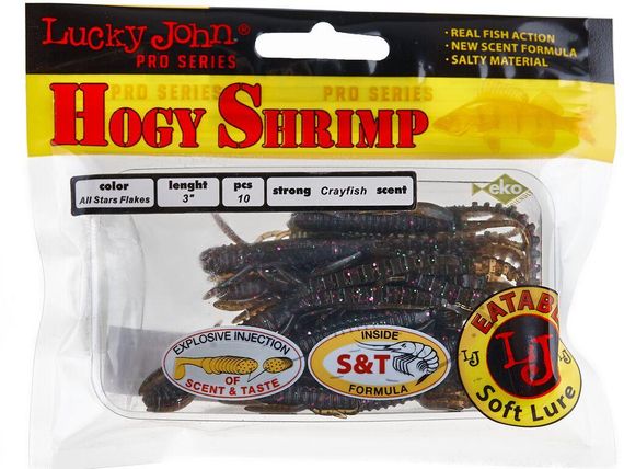 Твистер 3" LJ Лаки Джон Hogy Shrimp 140-S21 | Зображення 1