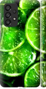 Чохол на Samsung Galaxy A33 5G A336B Зелені часточки лимона "852m-2584-2448"