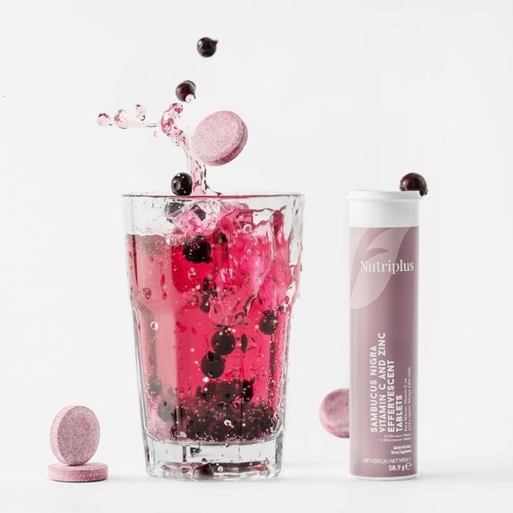 Шипучая Черная бузина Farmasi в таблетках Nutriplus 15 шт | Зображення 8