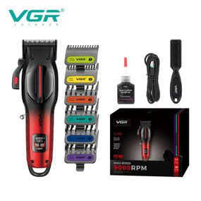 Аккумуляторная машинка для стрижки VGR V-026 RED. MY-194 Цвет: красный