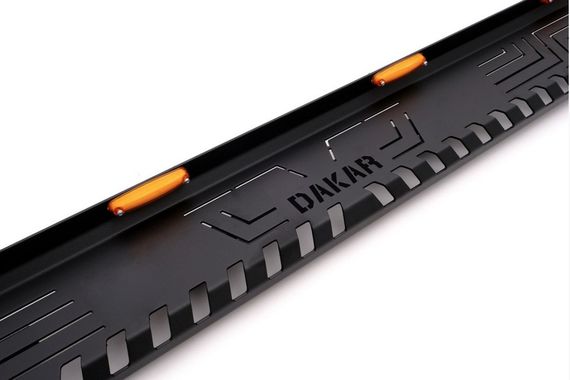 Боковые Подножки Dakar V1 с LED (2019-2025, 2 шт, металл) для Mitsubishi L200 | Зображення 1