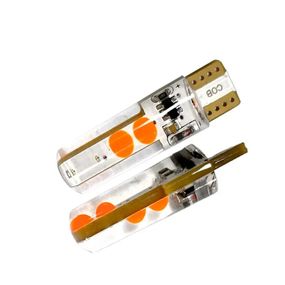 Автолампа Terra T10 / W5W, цоколь W2.1x9.5d, COBх8smd, красно-синий, мигающая, 12V