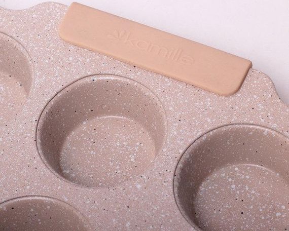 Форма для випічки кексів Kamille Marble 38х26см, 12 осередків | Зображення 4
