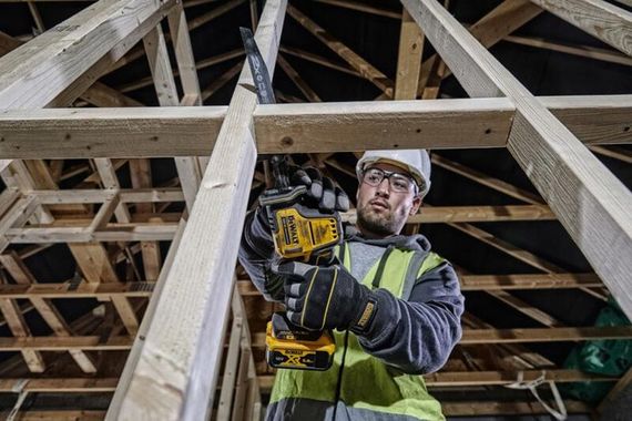 Пила сабельная аккумуляторная 18В бесщёточная DeWALT DCS369NT | Зображення 4