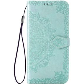 Шкіряний чохол (книжка) Art Case з візитницею для TECNO POP 4 Слот для візитки, Бірюзовий