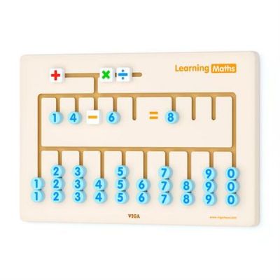 Розвиваюча іграшка Viga Toys Бізіборд Математика (50675FSC)