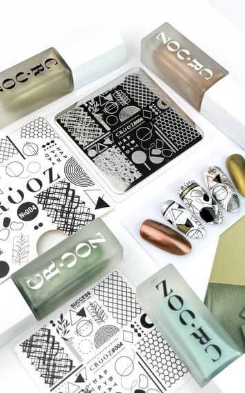 Пластина для стемпінгу Crooz 04 (6 х 6см) | Зображення 3