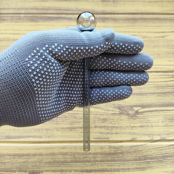 Стеклянная трубка Pocketbowl Long Oil Gray | Зображення 2