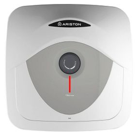 Водонагрівач Ariston ANDRIS RS 10/3 1200 Вт "мокрий" ТЕН, 10 л, квадратний, вертикальний, над мийкою, білий (3100631)