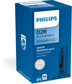 Ксеноновая лампа PHILIPS 85126WHV2C1 D2R 85V 35W P32d-3 WhiteVision gen2 5000K
