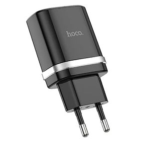 СЗУ Hoco C12Q Smart QC3.0 3A (1USB-A) Черный