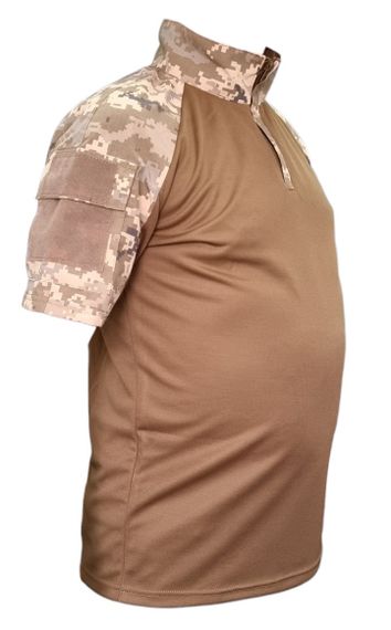 Сорочка Tactic4Profi УБАКС поплін-кулмакс піксель-койот з коротким рукавом L | Зображення 1