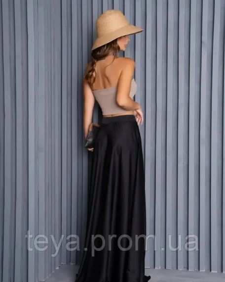Юбка для женщин цвет черный размеры S, XL, L, M FI_008346 | Зображення 2