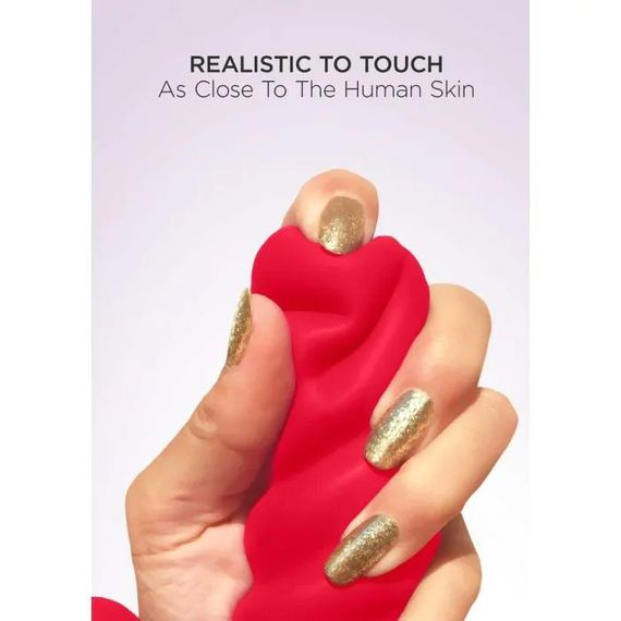 Вібратор кролик рельєфний Gcandy MINI - Кораловий Sex Aura | Зображення 5