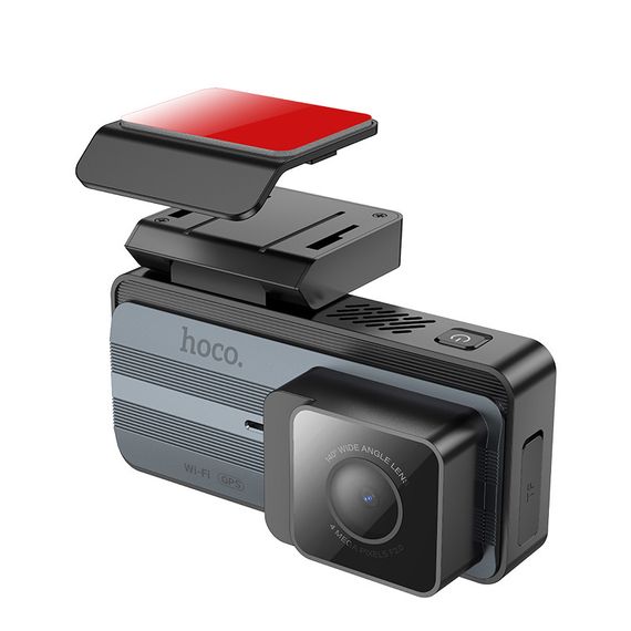 Видеорегистратор Hoco DV11 2K display GPS Silvery gray | Зображення 1