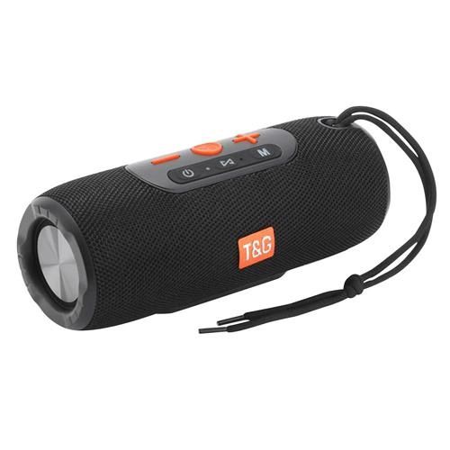 Портативна Bluetooth колонка TG341 із шнурком. Колір: чорний
