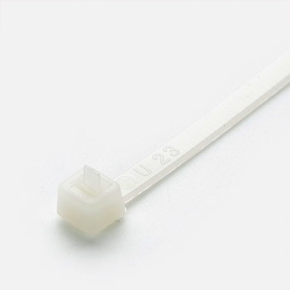 Кабельна стяжка багаторазова 5*200 мм біла (пач 100 шт.) APRO STM-W52001 | Зображення 3