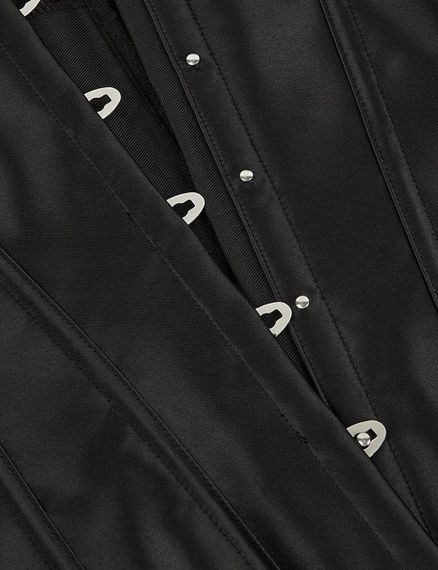 Корсет із рукавами Star Night 12 Plastic Bones на зав'язках стрічках, чорний, XS sexstyle | Зображення 9