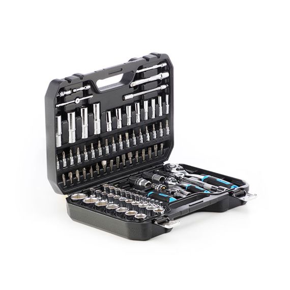 Набір насадок (інструментів) APRO 251410 CrV 90T 1/4", 1/2", 110 шт | Зображення 1