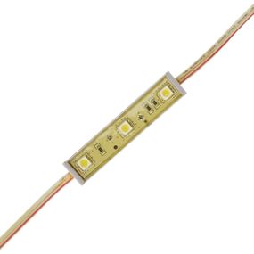 Светодиодный модуль 12V 0.7W SMD 5050 WW IP20 (BY-013/3)