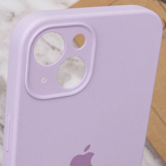 Чохол Silicone Case Full Camera Protective (AA) для Apple iPhone 14 (6.1") Бузковий / Lilac | Зображення 5