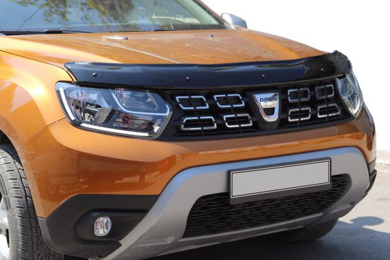 Дефлектор капота (для Dacia, EuroCap) для Renault Duster 2018-2024 рр