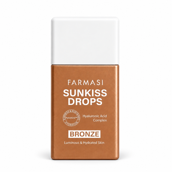 Бронзуючі краплі — сироватка для сяйва обличчя Farmasi Sunkiss Drops 30 мл | Зображення 5