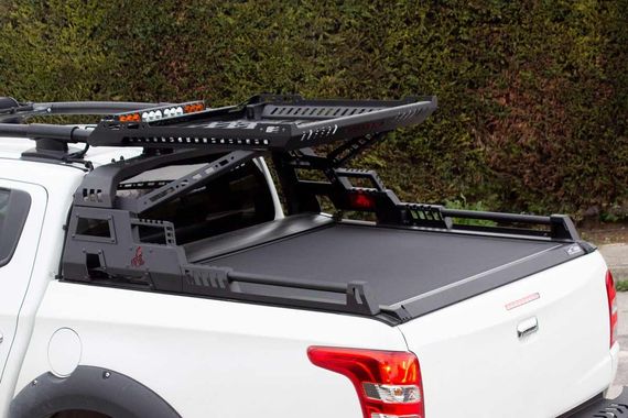 Роллбар з кошиком Dakar (під ролети) для Mitsubishi L200 2006-2015 рр