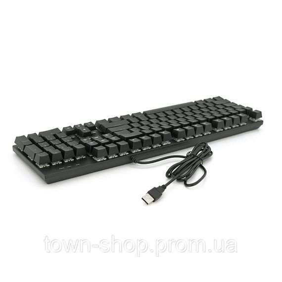 Клавиатура iMICE GK600 USB, длина кабеля 100см, (Eng), Black, 104к | Зображення 2
