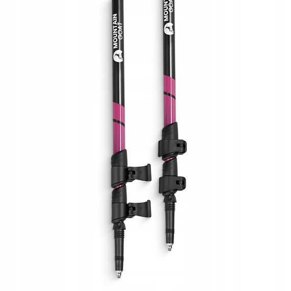 Трекінгові палиці Mountain Goat Peak+ 65-135 см Black/Pink (P-5905973404648) | Зображення 8
