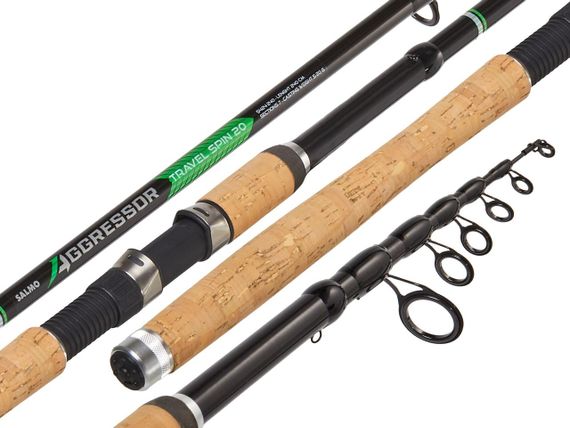 Спінінг риболовний Salmo Салмо Aggressor Travel Spin 20 5-20g 2.40m | Зображення 4