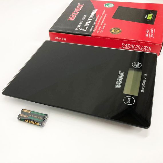 Пищевые весы для продуктов Matarix MX-402 5 кг, Весы пищевые кухонные для мелких продуктов AK-24 | Зображення 5