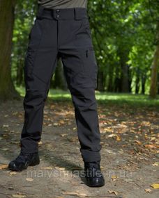 Штани Soft Shell Military чорні