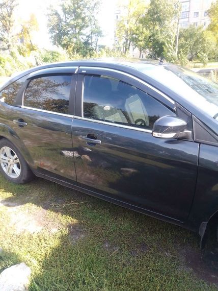 Зовнішня окантовка вікон (4 шт., нерж.) Carmos - Турецька сталь для Ford Focus II 2008-2011 рр | Зображення 2
