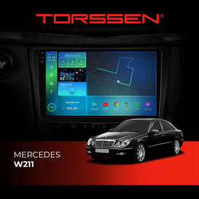 Штатна магнітола Torssen 2K Mercedes W211 F9432 4G Carplay DSP