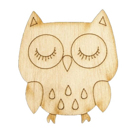 Набор детского творчества Роспись по дереву «Магниты-совы» РД-005 | Зображення 5