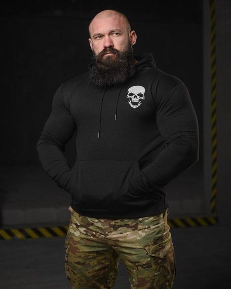 Худі maklin supper чорний НП4892 | Зображення 3