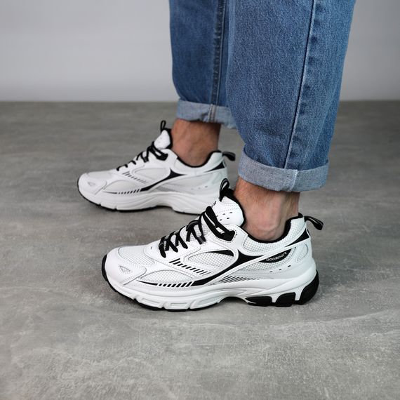 Кросівки чоловічі шкіряні 591328 Білі 41 42 43 44 45 | Зображення 7