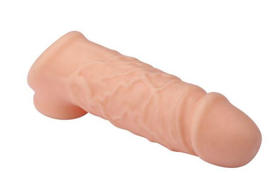 Насадка на пеніс REALSTUFF EXTENDER WITH BALL STRAP 5.5 Sex Aura | Зображення 3