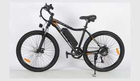 Електровелосипед Maraton Carerra Black 500W 36V/13Ah | Гірський електробайк 26", швидкість 42 км/год, Shimano 7 speed