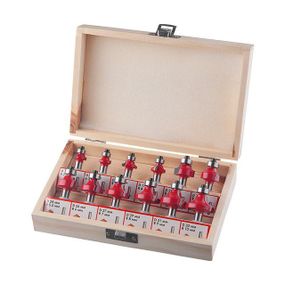 Набір фрез калювальних, 12 од. INTERTOOL HT-0077