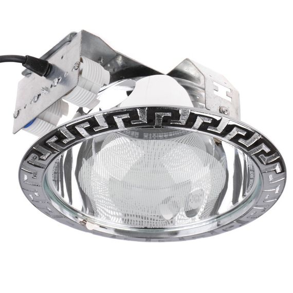 Світильник Downlight стельовий вбудований DL-16W/2x26W CHR Brille 166227