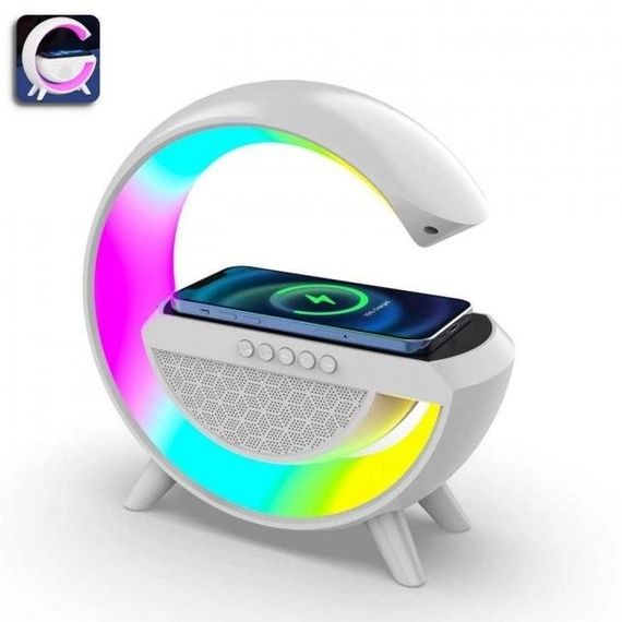 Портативна Bluetooth-колонка нічник із бездротовою зарядкою BT 2301 | Зображення 1