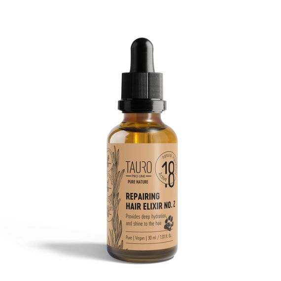 Восстанавливающий эликсир для кожи и шерсти домашних животных TAURO PRO LINE Pure Nature Repairing Elixir №2 30 мл | Зображення 1