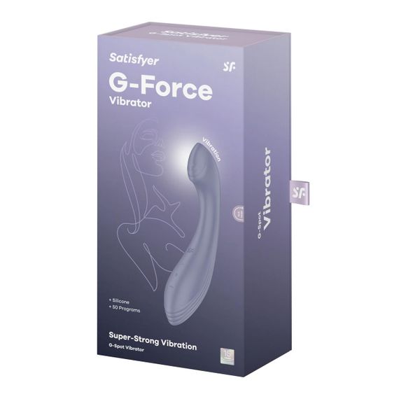Вібратор для точки G Satisfyer G-Force Violet, 10 режимів + 5 рівнів інтенсивності Sex Aura | Зображення 5