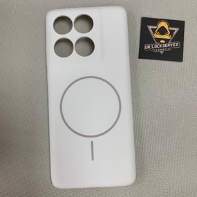 Чехол Motorola Edge 60 Fusion MagSafe SoftTouch Мягкий Противоударный Белый