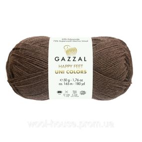 Шкарпеткова пряжа Gazzal Happy Feet Uni Color, 3557