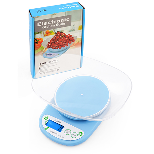 Весы кухонные с чашей Domotec QZ-161A, 5 кг (1 г) | Зображення 1