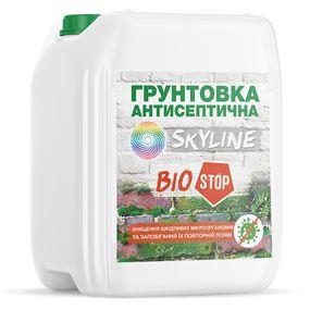 Антисептическая противогрибковая грунтовка Биостоп SkyLine 10л